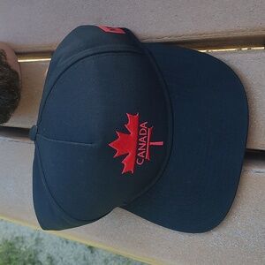 Canadian Maple Leaf Baseball Embroidered Logo Snapback Hat Cap New